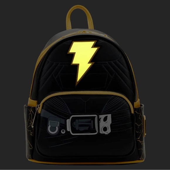 DC Comics Black Adam Light Up Cosplay Loungefly Mini Backpack - Picture 4 of 5